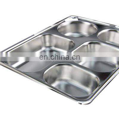 2021 Premium Customised Compartment Metal Functional Adult Stainless Steel Lunch Box photo-2