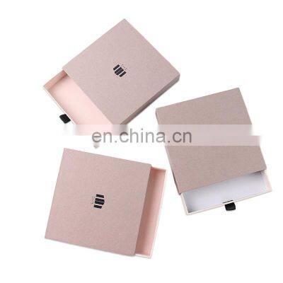 Wholesale custom design empty drawer chain necklace bracelet delivery box clothes gift shipping box