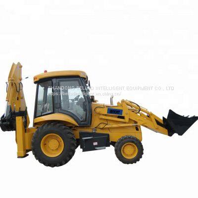 2022 NEW Hot selling   Construction Machinery Compact Wheel Loader With Backhoe Digging Backhoe Loader