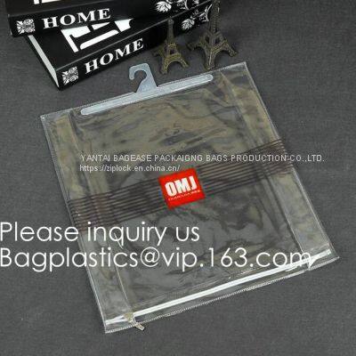 Biodegradbale Bags, Shirt Packaging Bags, Hanger Frosted Bags, Packaging Bag Hook Hanger Bag Underwear Shirt Bag photo-2
