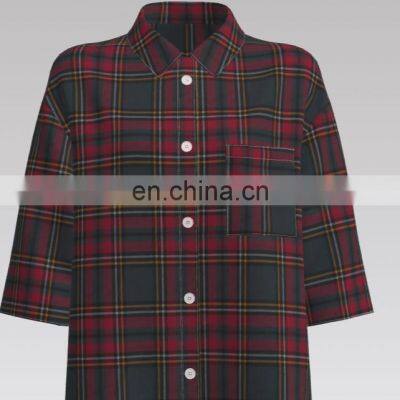 The Hottest Selling Yarn Dyed Check Pattern Thermal 100% Cotton Flannel photo-5