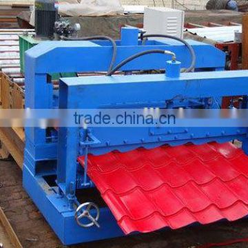 800mm / 1000mm / 1100 mm wide glazed tile metal roof making machine