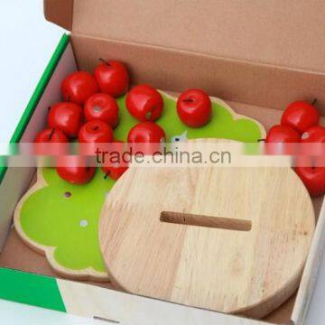 2016 Hot Sale Bead Toy High Quality Wood Apple Tree Wood Beads Toys For Children photo-6
