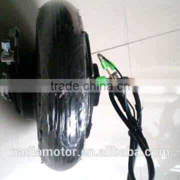 8 Inch Brushless Gearless Electric Scooter Motor Hub Motor Brushless Hub Motor Gearless Hub With Braking Device photo-4