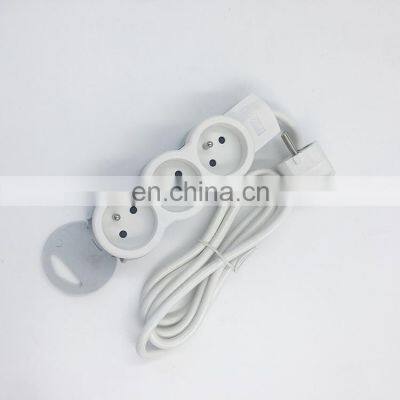Cable D'extension Avec Interrupteur Francais Prises Mural Multiples Changer 5 Voies photo-2