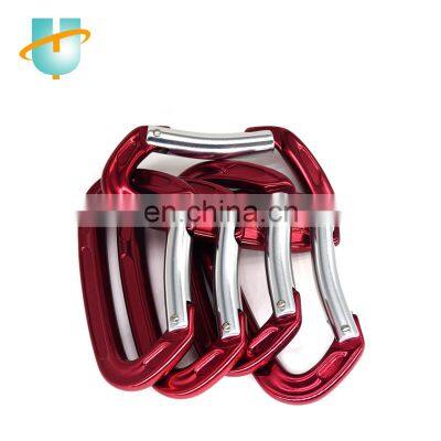 Custom logo climbing aluminium carabiner hooks