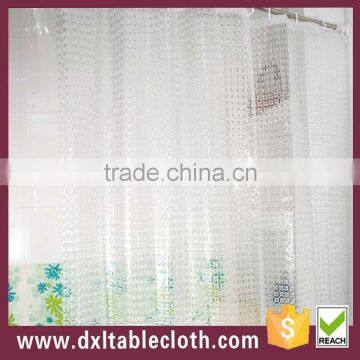 3D transparent shower curtain for sale