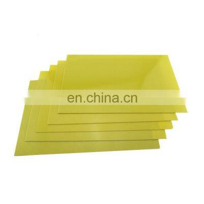 Epoxy glass fabric laminated board FR4/ 3240 yellow epoxy glass fiber sheet