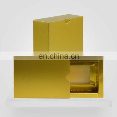 Free Samples OEM China Manufacturer Customized Logo Cheap Solid Drawer Box Gold Foil Hard Paper Sleeve Soap Small Packaging Box photo-4