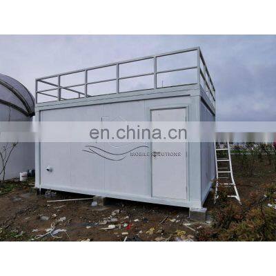 Movable Steel Frame Container House Flat Pack Sandwich Panel Home Portable Prefab Building photo-2