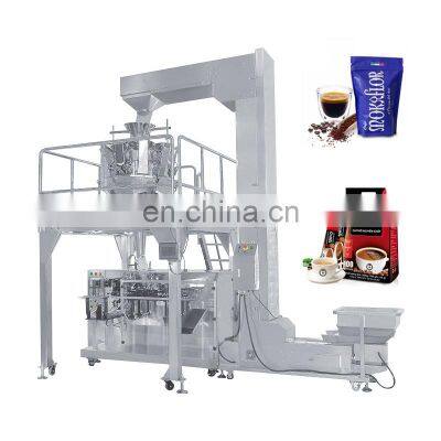 Directly Vacuum Bean Automatic Ground Powder Sachet Fill Pouch Pack Machine Coffee For Install