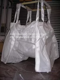 Plastic Duffle top Spout Bottom FIBC bag Bulk bag Ton bag Super sack for cement 1000kg