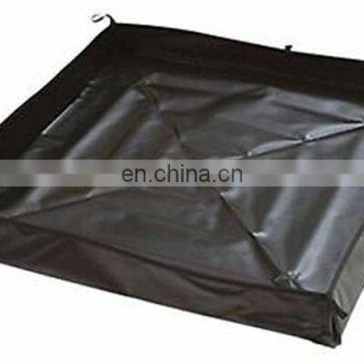 72 x 72 x 4 Portable PVC Tarpaulin Oil Spill Barriers Pallet Secondary Containment Berms photo-4