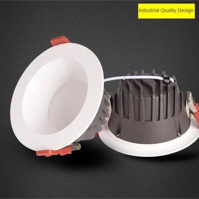 LED deep anti glare tube light anti fog model 2.5-inch 3-inch 5W12W4-inch 5-inch European embedded ceiling spotlight