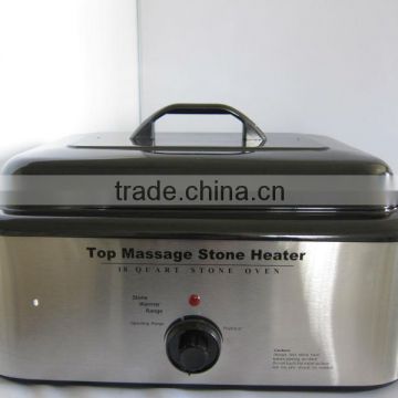 18Q Hot Stone Heater with massagae stone set