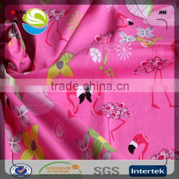 2015 hot sale printed 40sx40s+40d cotton spandex poplin fabric