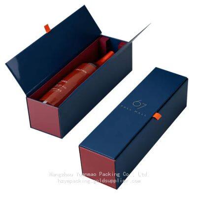 Custom Luxury Red Wine Paper Cardboard Magnetic Bottle Packaging Gift Wine Boxes