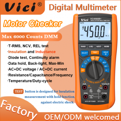 Vicimeter VC4060B+ Motor Checker Insulation Inductance Multimeter photo-2