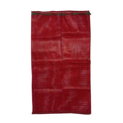Quality Assurance Customizable 25kg 50kg Firewood Mesh Bag Breathable Potatoes Onions Mesh Bags