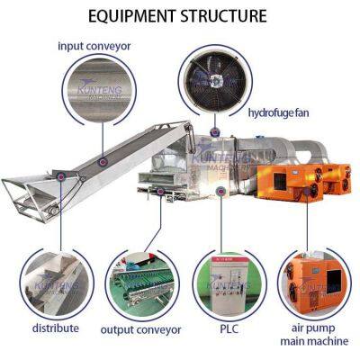 Huge Capacity Continuous Chilli Mesh Belt Drying Machine Vegetables Dryer Equipment photo-2