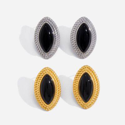 Waterproof Fashion Jewelry Top Ranking Stainless Steel Earrings for Women