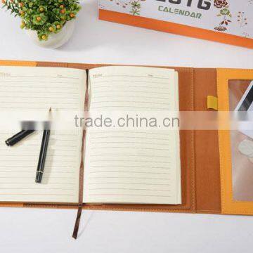 New Type Colorful A5 A6 PU Texture Notebook With Spring photo-3