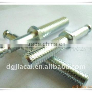 Precision maching parts with M8 thread and znic plating