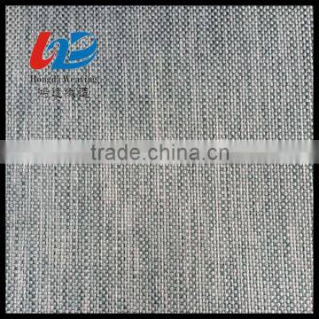 100% Polyester Bag Fabric Linen Like With PU/PVC/PA Coating