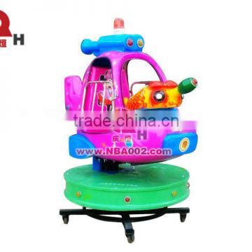 QHRLA07 Coin Operated Rotary Lifting Chindren Helicopter Kiddie Ride