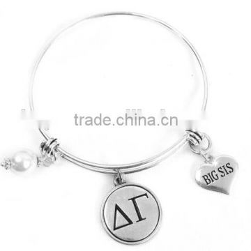 Delta Gamma Big Sister Wire Bracelet