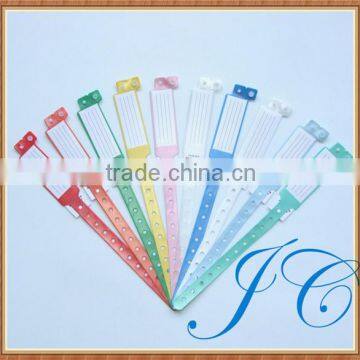 Different colors disposable id bracelets for patients and kids