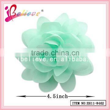 Newly Handmade Solid Fabric Ribbon Flower Hair Clip Korean Hair Accessories (XH11-8462) photo-2
