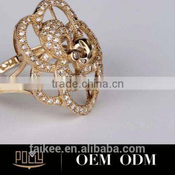 Hot Sell New Goods 925 Sterling Silver 14k Gold Ring photo-5