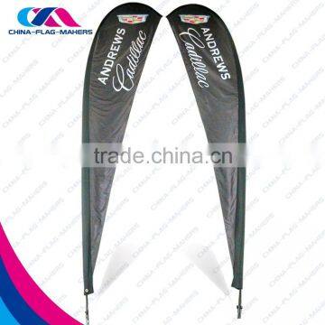 Wholesale Top Sale Advertise Fly Durable Double Side Beach Flag Supplier's Choice photo-2