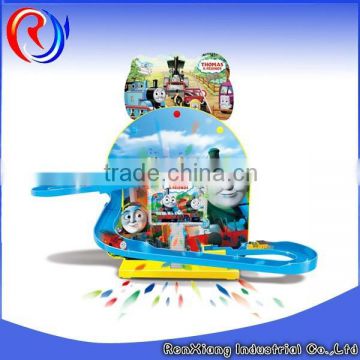 New style plastic orbit train music and light toy