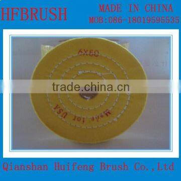 6"*50 Yellow cotton wheel