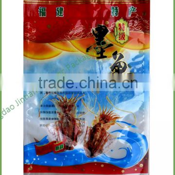 Plastic Bag for Packaging Fish with the Clear Window