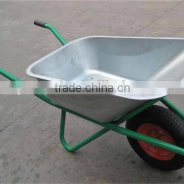 wb6404V Russia model galvanized wheelbarrow