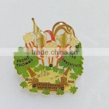 Hottest Blinking Light up LED Badge With Safety Pins for Party