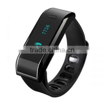2015 New IP67 Waterproof OLED Screen Smart Wristband Watches TW07 Bluetooth 4.0 Smartband Sport Bracelet Self Selfie Controller