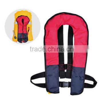 Inflatable vest life jackets