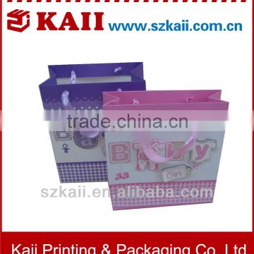 OEM handles paper bag with logo print