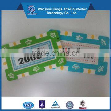 Clay Poker Chips Sticker Laser Plastic Poker Chip Sticker ABS Poker Chips photo-3