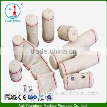 YD90095 Medical absorbent fabric crepe elastic bandage red line