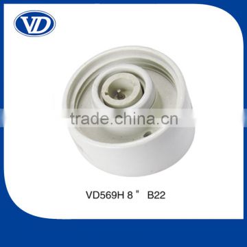 B22 ceramic wall socket VD569H 8"