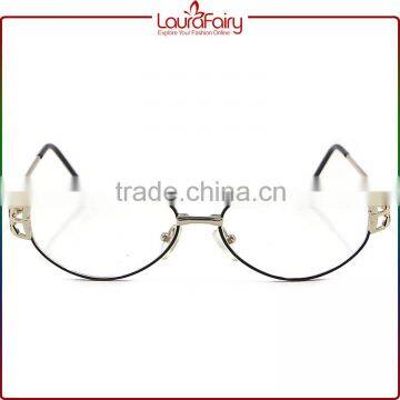 Laura Fairy Newest Arrival Cheapest Hollow Out Full Frames Metal Optical Frame photo-2