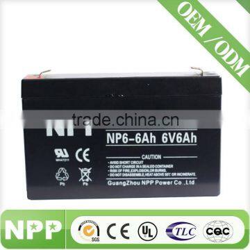 6v6ah AGM Battery for UPS photo-2