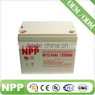 12V90ah battery low voltage alarm battery 12V photovoltaic battery