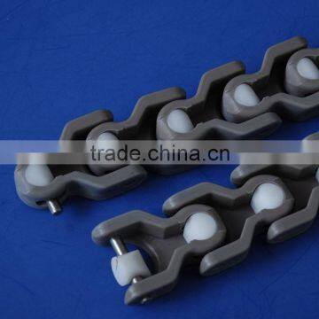 ISO9001 factory custom made molded acetal pom conveyor belt chain plastic clip chain