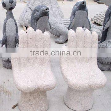 garden stone chairs carving